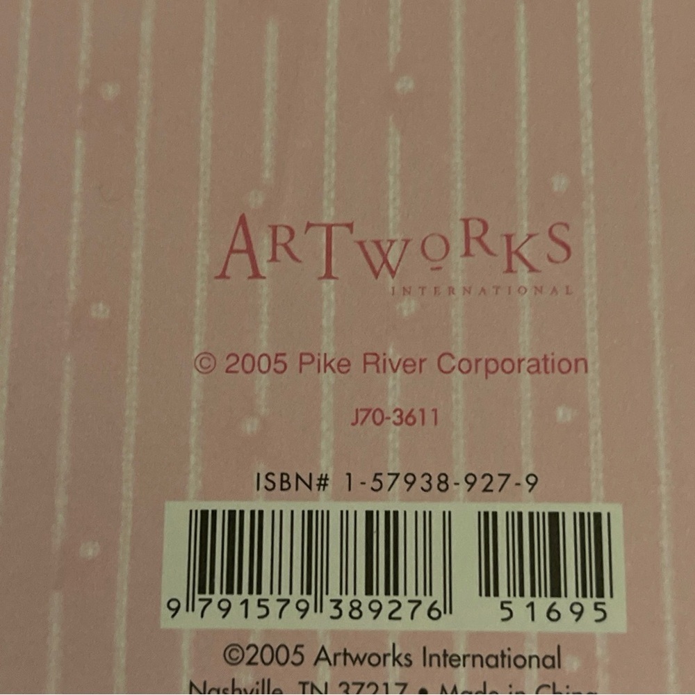 Floral Patterned Notebook with Pink and Green Design April Cornell 2005 - Picture 8 of 9
